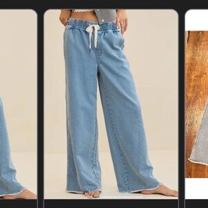 Aerie Soft Landing Trouser | Medium Indigo